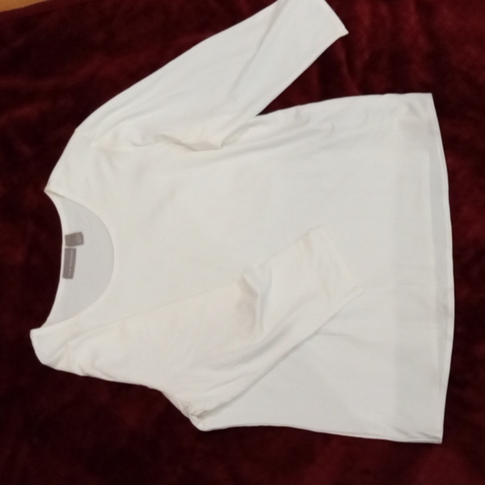 Kim Rogers simple 3/4 sleeve top